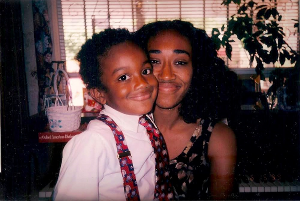 Meilan Carter-Gilkey and Kamau.