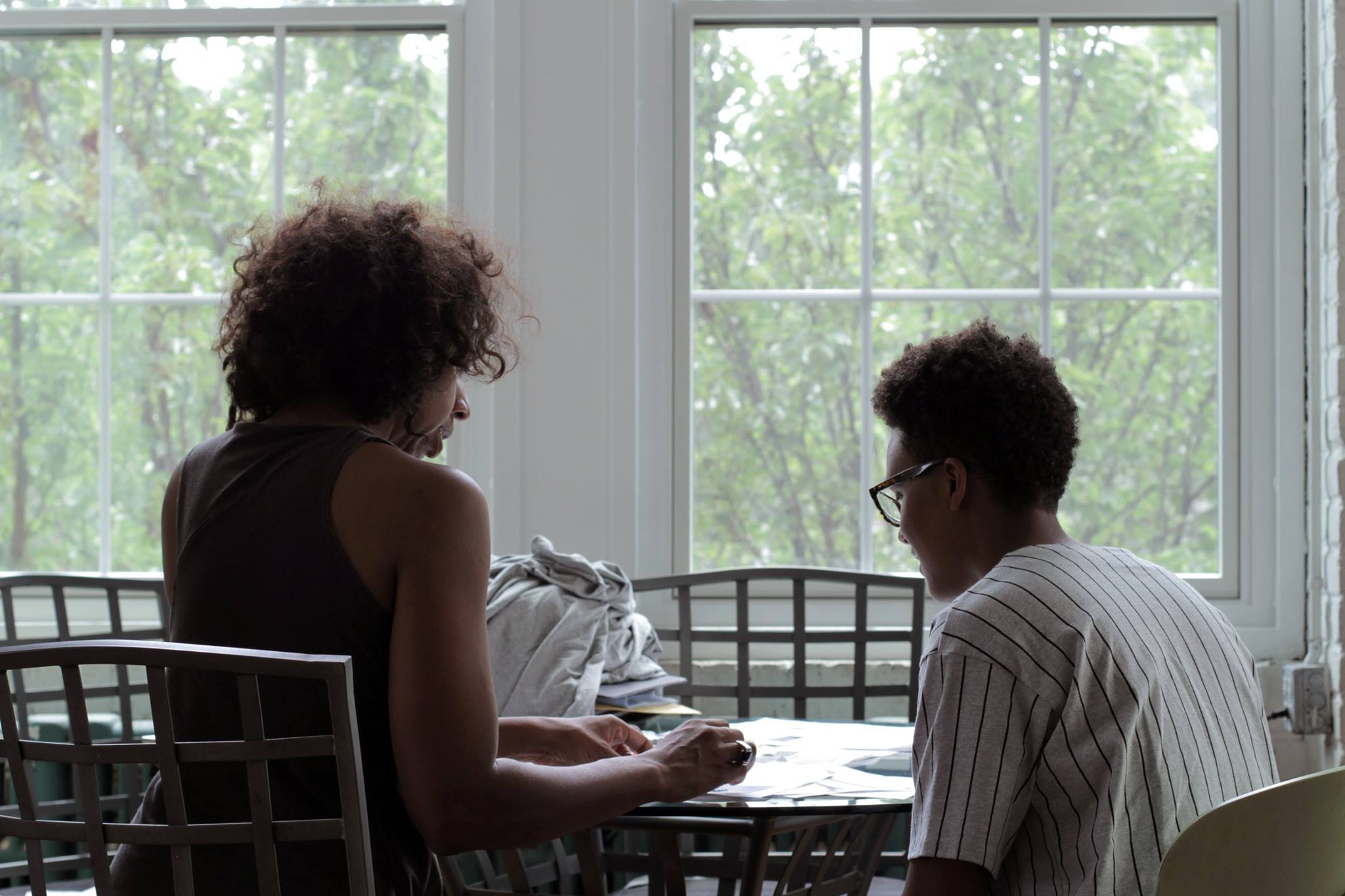 Planning maternity clothes that genderqueer parents-to-be can wear. Photo credit: Silver Crown Productions