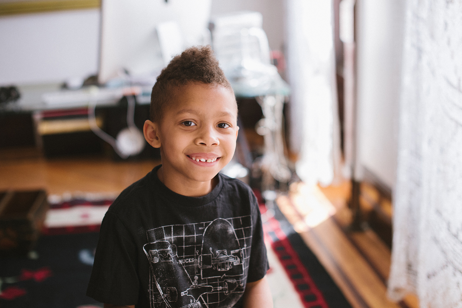 continued Right now things aren’t very difficult. I checked in with him one morning a few months ago and I asked him, “How is it being a transgender kid?” I use the word around him a lot so it’s not a big deal. He was like, “I don’t know mom, I guess it’s fine.” So I said, “How do you feel about your body? Very good or not so good?” And he said, “Very good.” That’s a big thing because there were several years when he hated his body. Today, he’s not consumed with being transgender. I think we’re in a stage where everyone at home understands, all of his friends and the school administration understand, and his after-school programs understand. All the places where he functions are good with it. In my mind I like to think that we’ve lost not one friend along this journey. It may not be true, but that’s how it feels. The next steps are puberty, hormones, and high school, which are very daunting aspects for me.