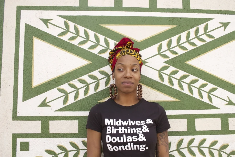 Barbera Vernéus , an Austin, Texas-based doula and student midwife.