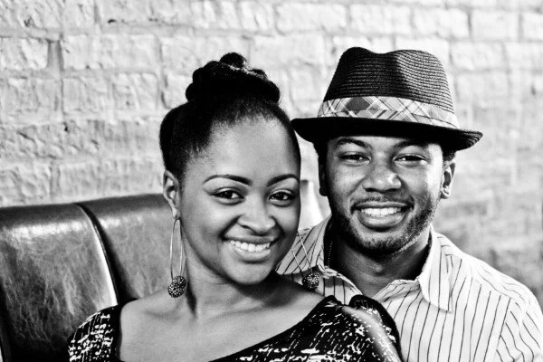 Tiffany and Kaleem’s engagement photo. Photo credit: Shené Brownlee