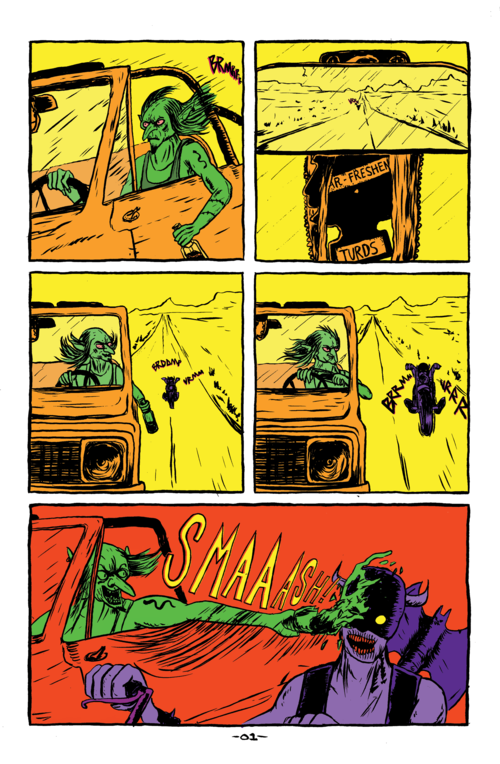 From Verdugo #1. Goblins are dicks. 