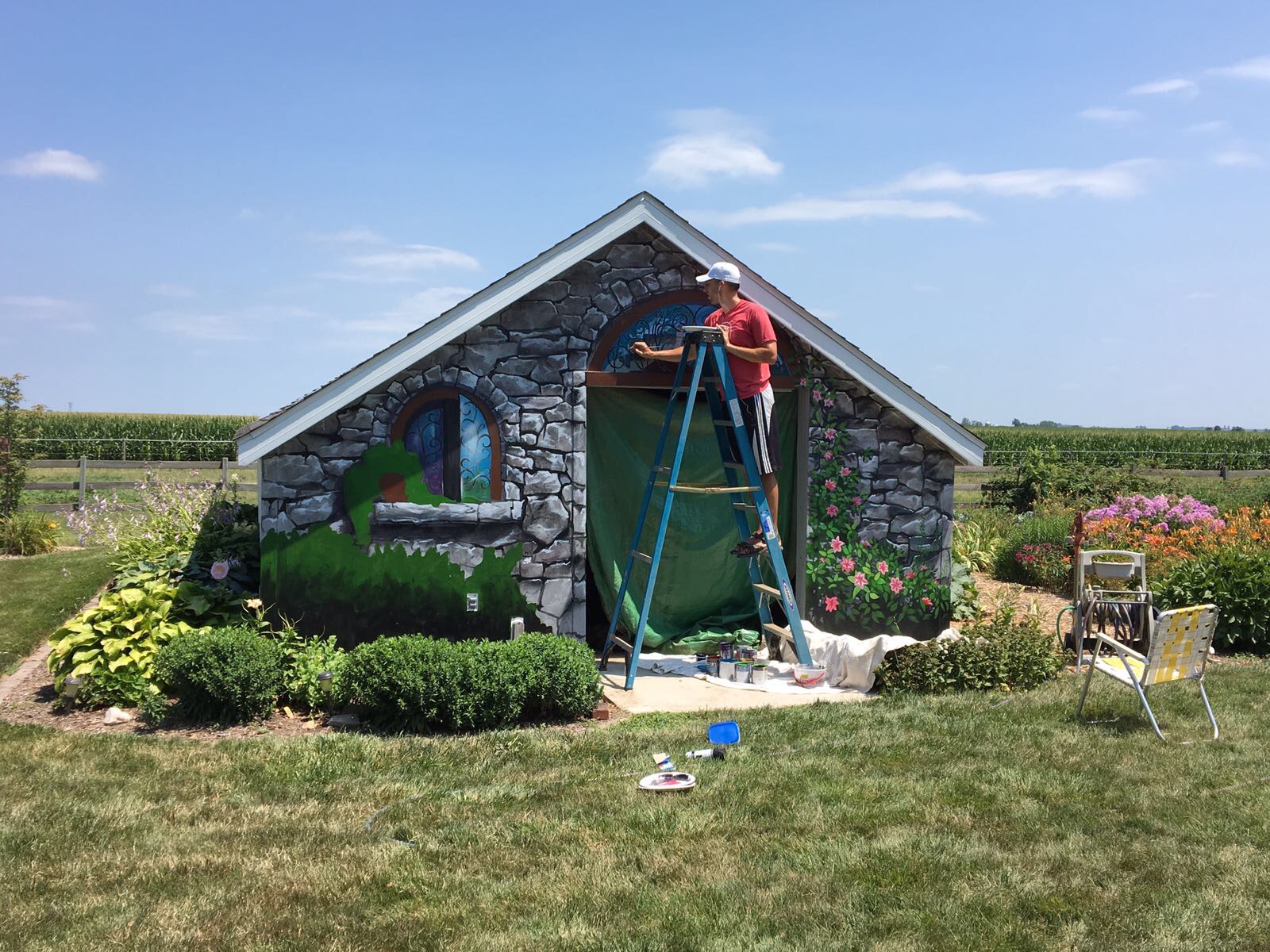 Ladder Painting