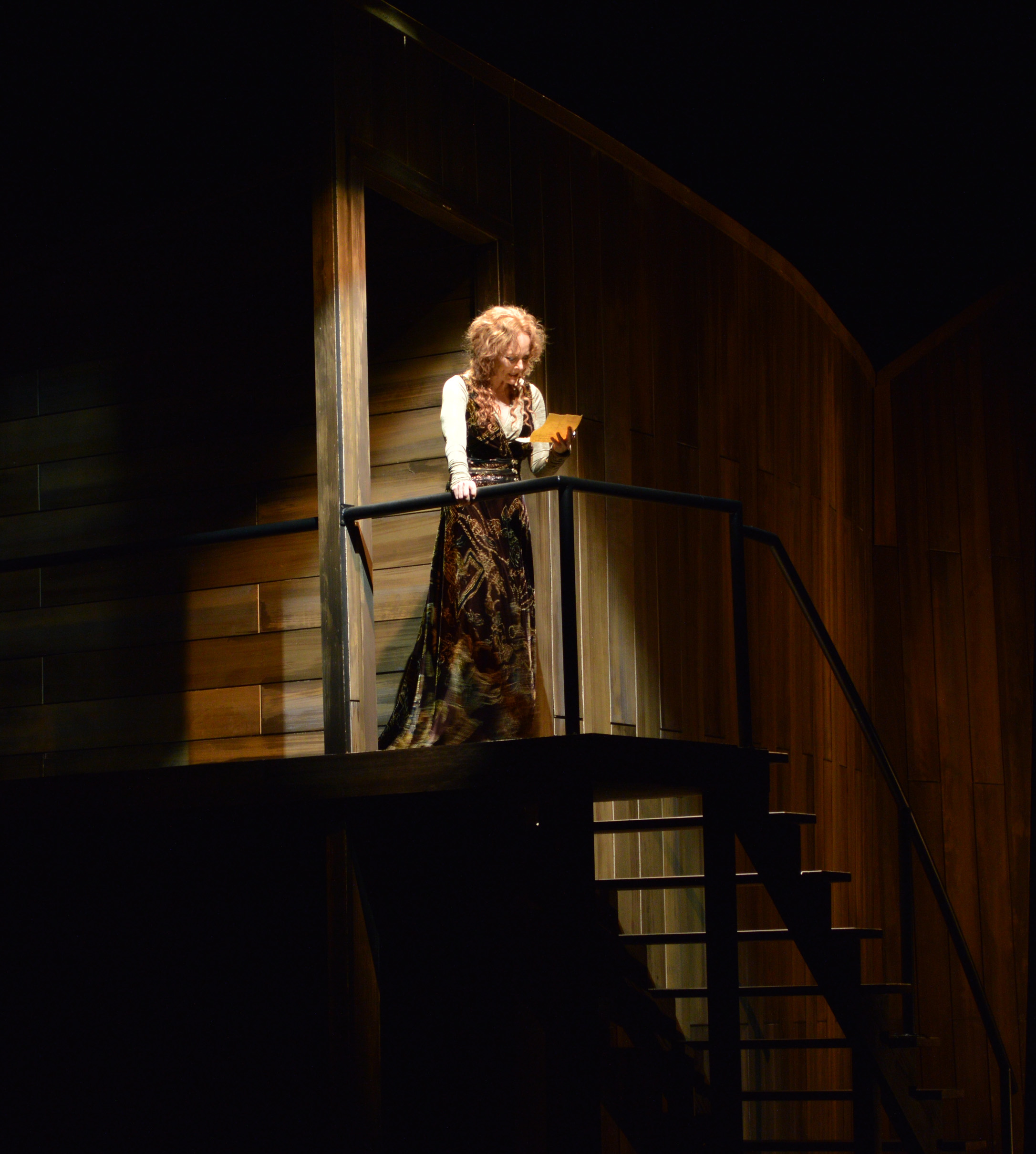 Lady Macbeth reads the letter