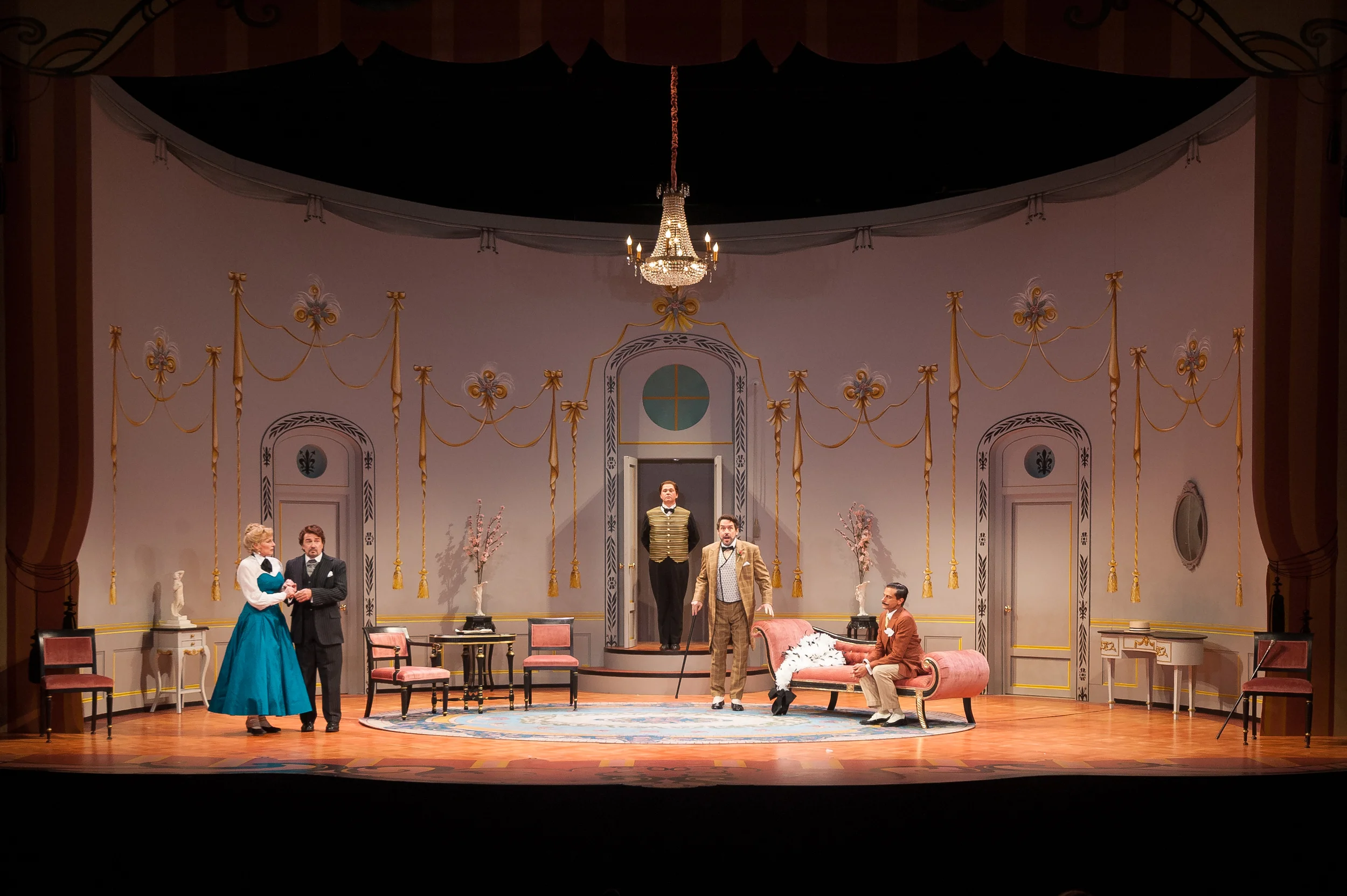 Act 1, the home of Lucienne and Maurice Vatelin
