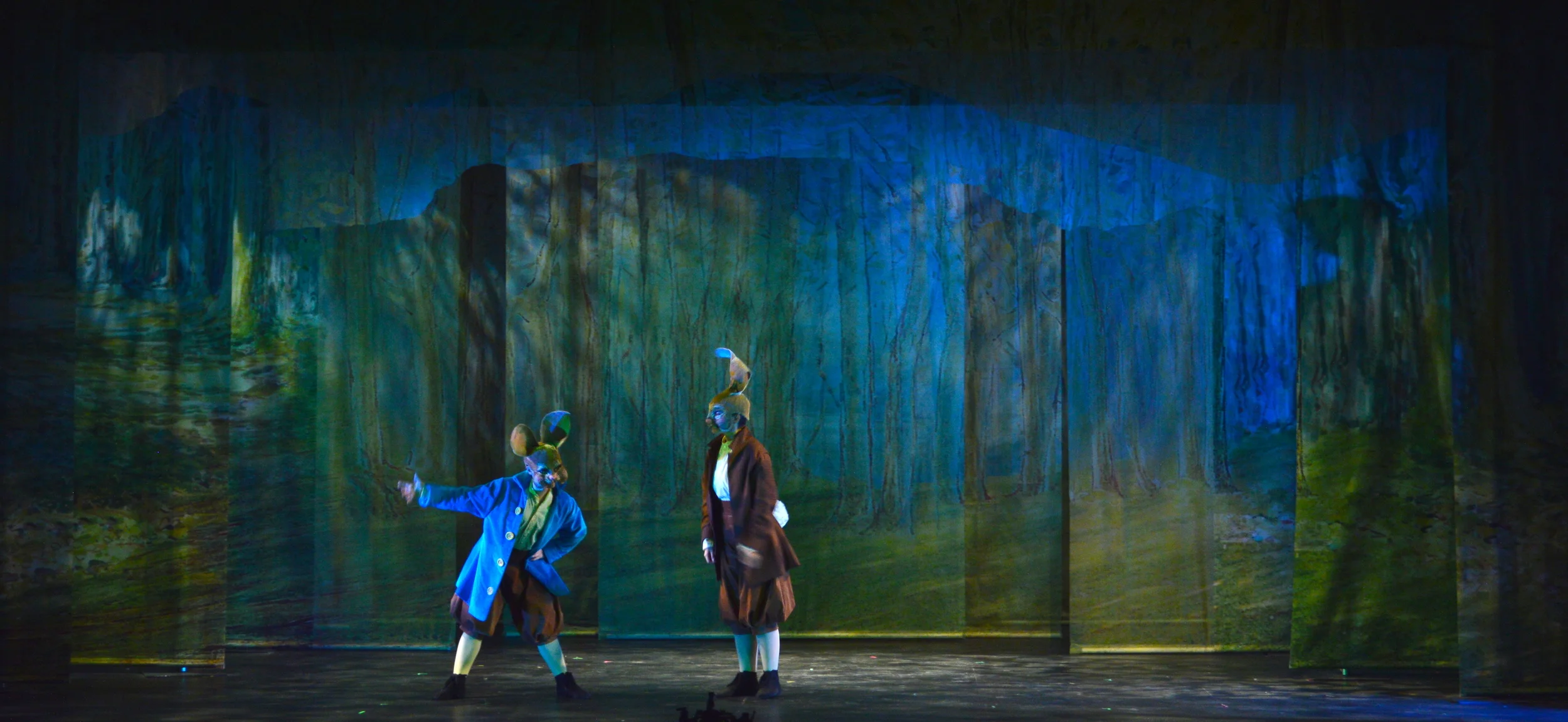 Benjamin and Peter in the forest.JPG