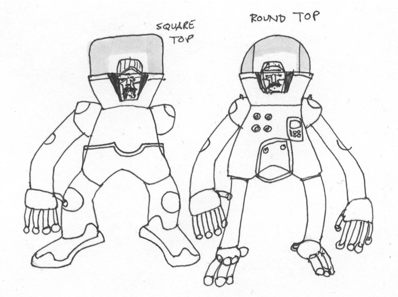 Suit designs.