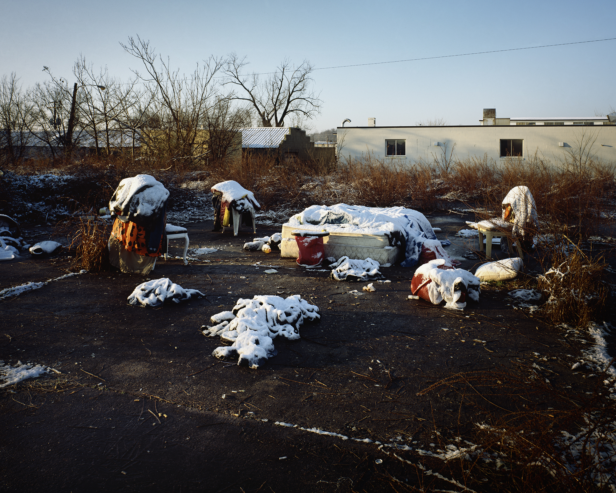 Open Air Camp after Snow