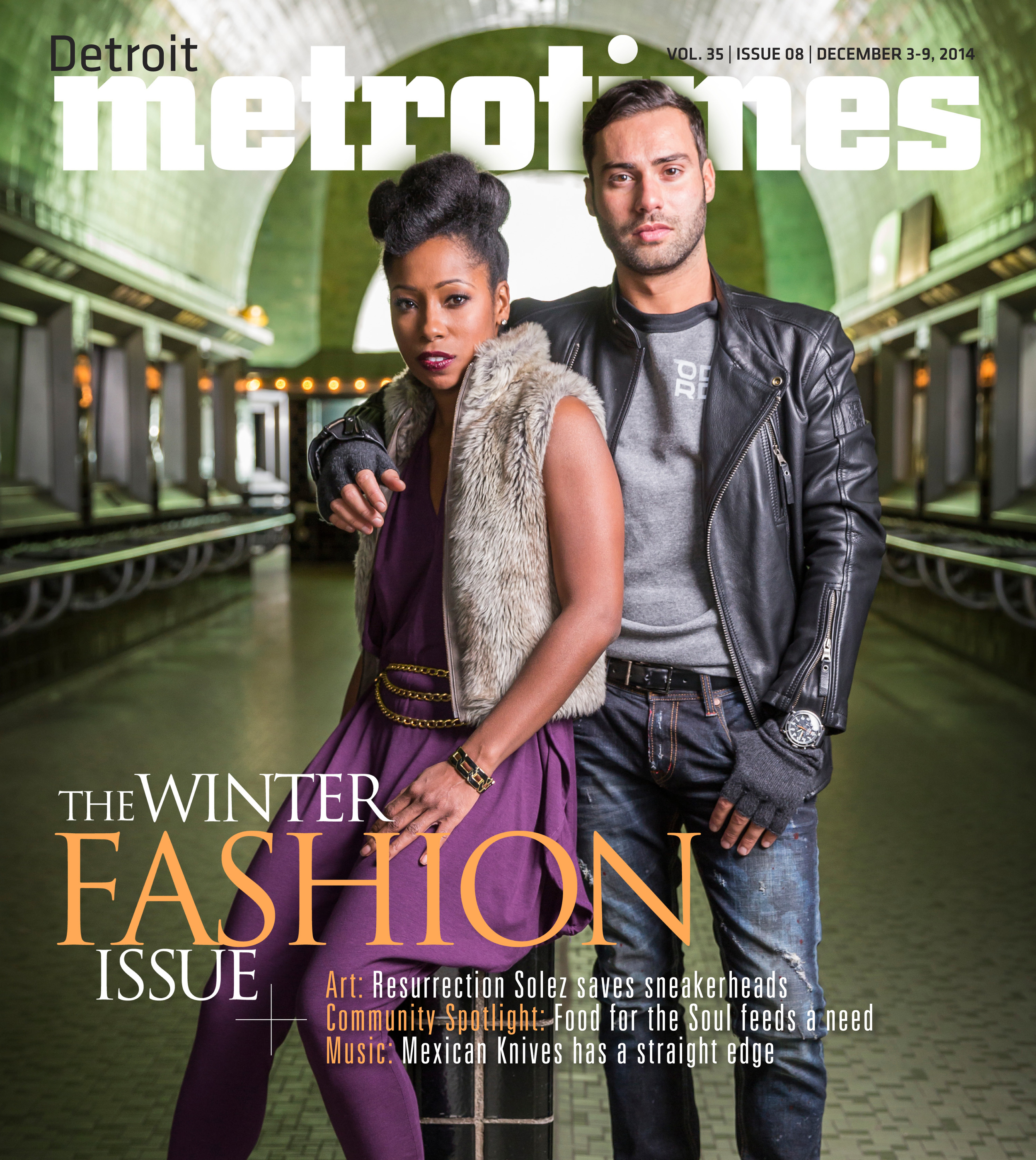 Detroit MetroTimes Winter Fashion 2014