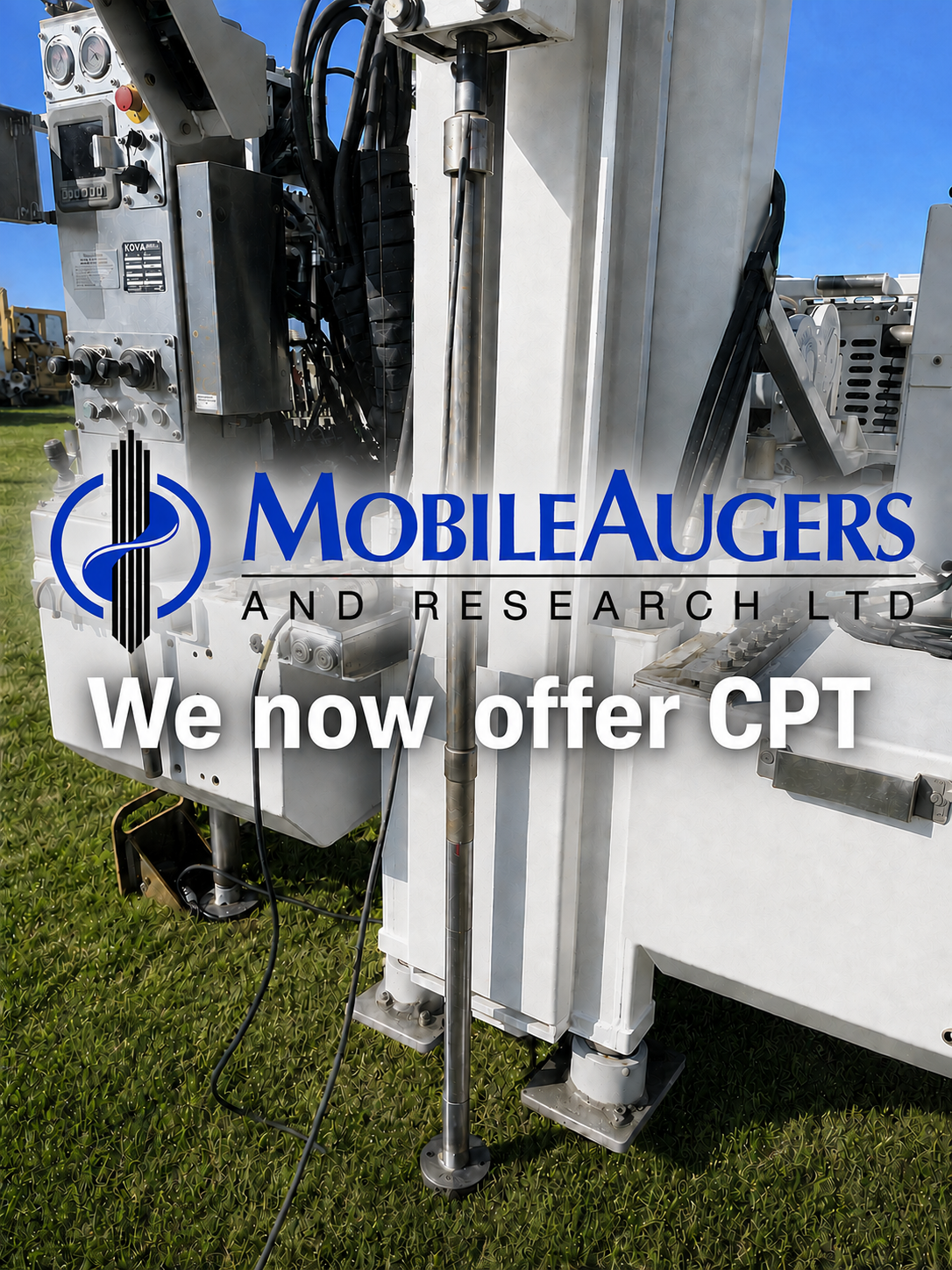 Mobile Augers Now Offers CPT Services