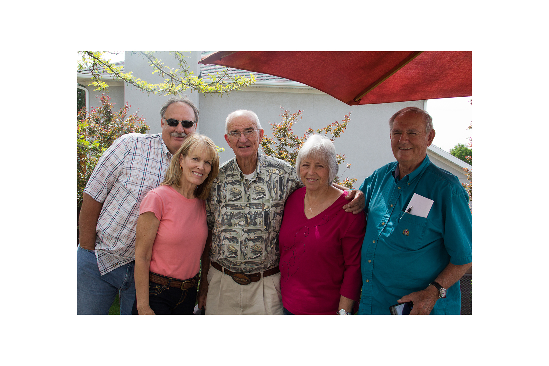 Dave, Taunya, Uncle Loren and Aunt Julie and Grandpa Brooks.