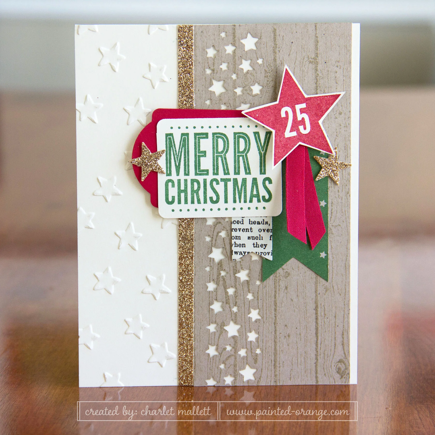 Merry Everything Star card - Stampin' Up! 2014 Holiday mini