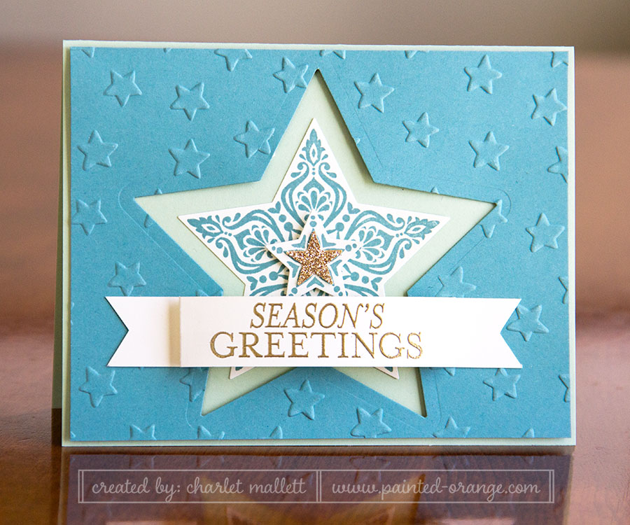 Bright & Beautiful Card, Stars, Stampin' Up!