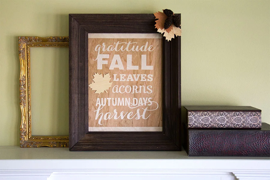 Fall Frame with BARC Wood