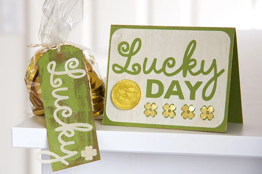 Lucky Day Card and Tag