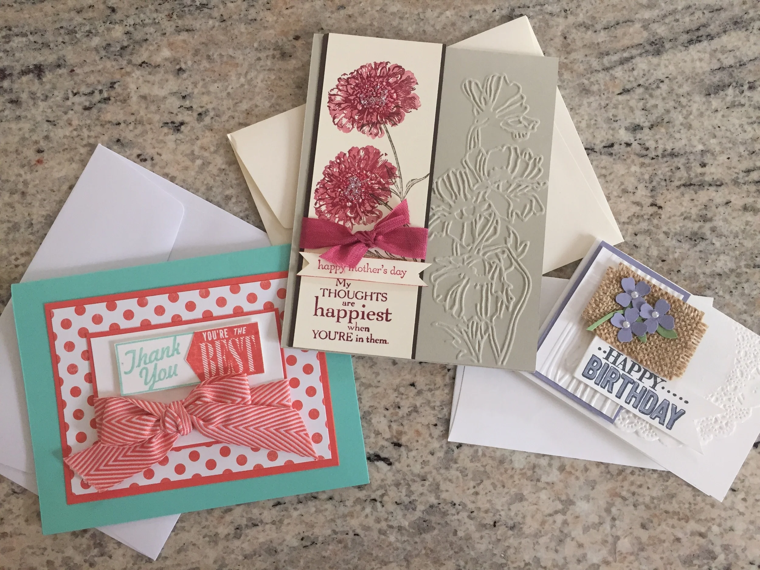 Card randomness for April.