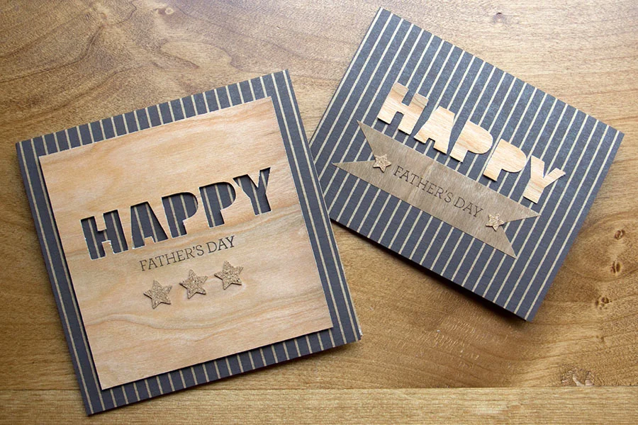 BARC Wood Father's Day Cards