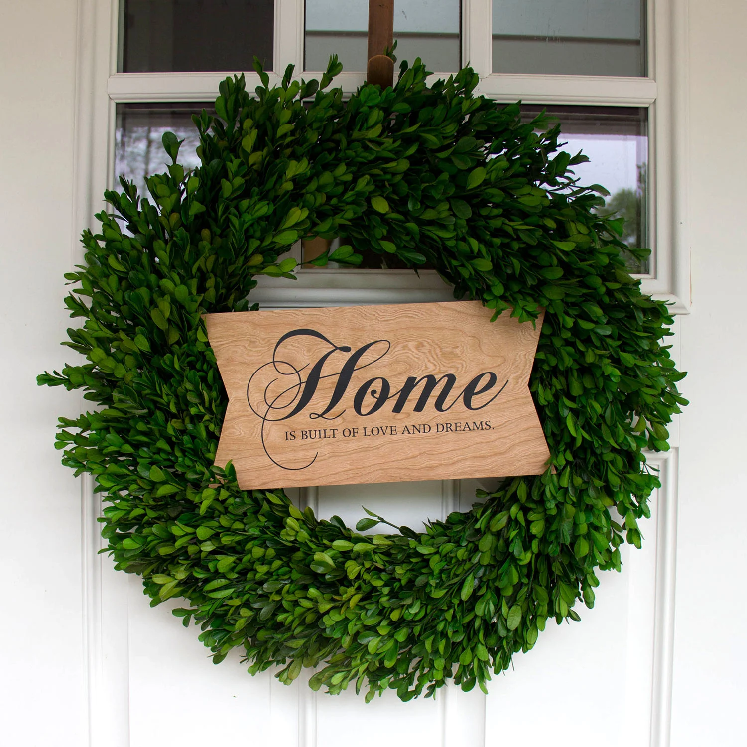 BARC Cherry Wood Home sign