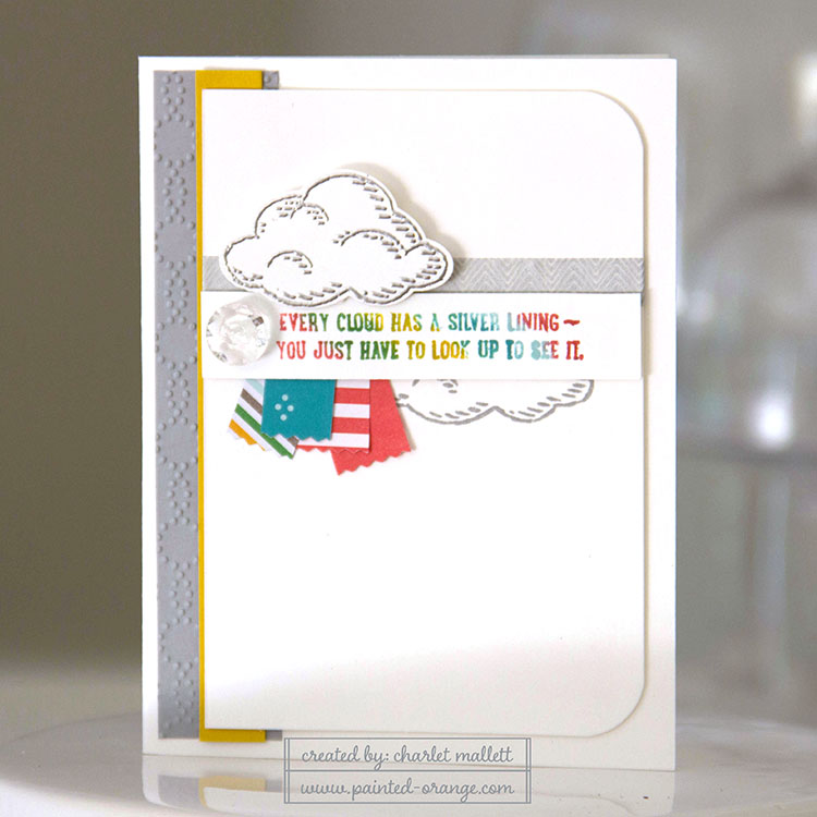 Sprinkles of Life stamp set. Cloud and rainbow.