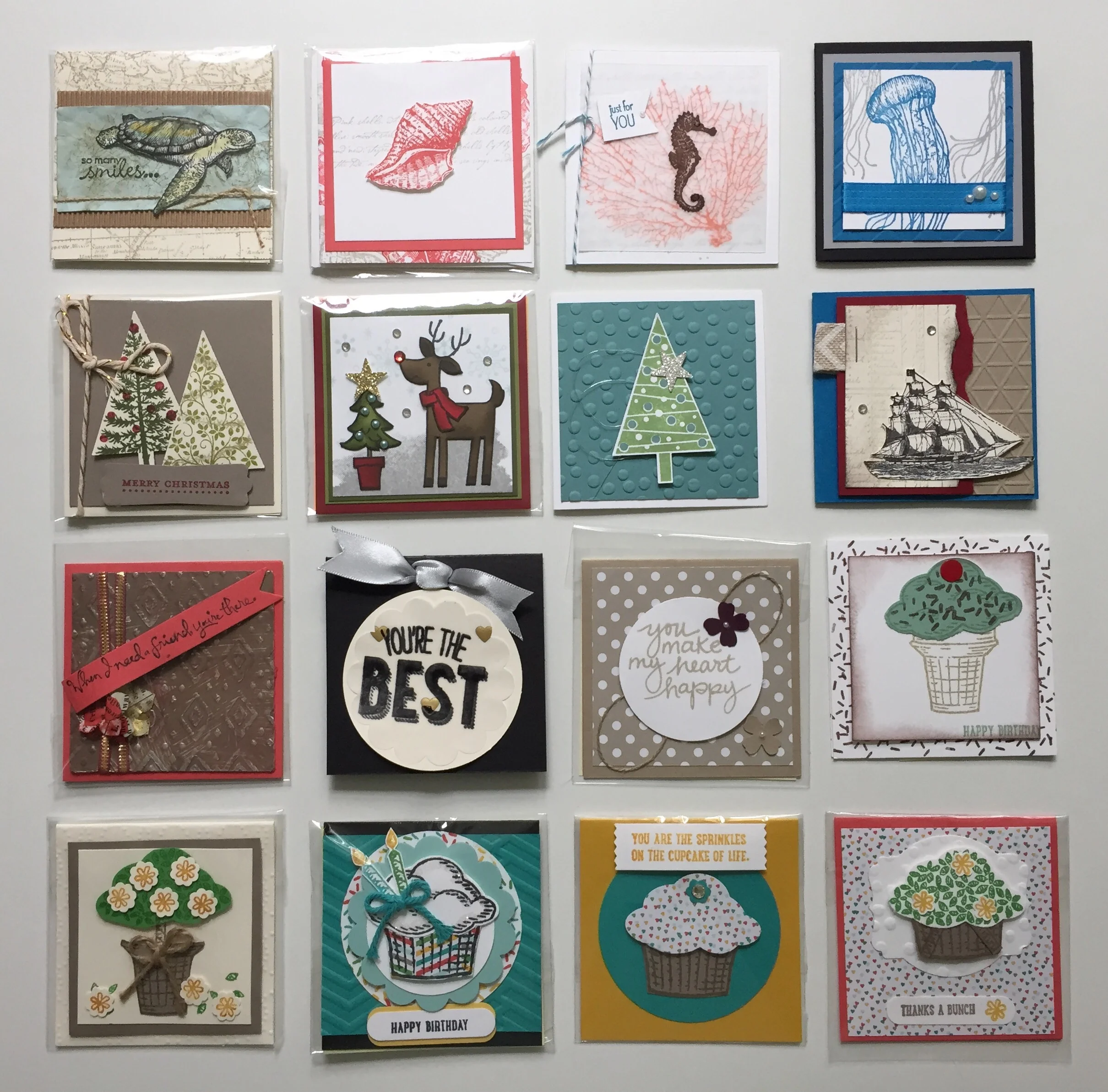 3x3 Sprinkles of Life, Christmas and Nautical...