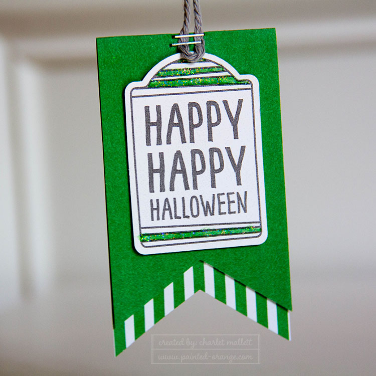 Sweet Hauntings tag with Dazzling details.