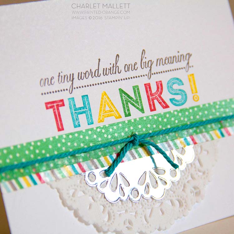 One Big Meaning Thank You card