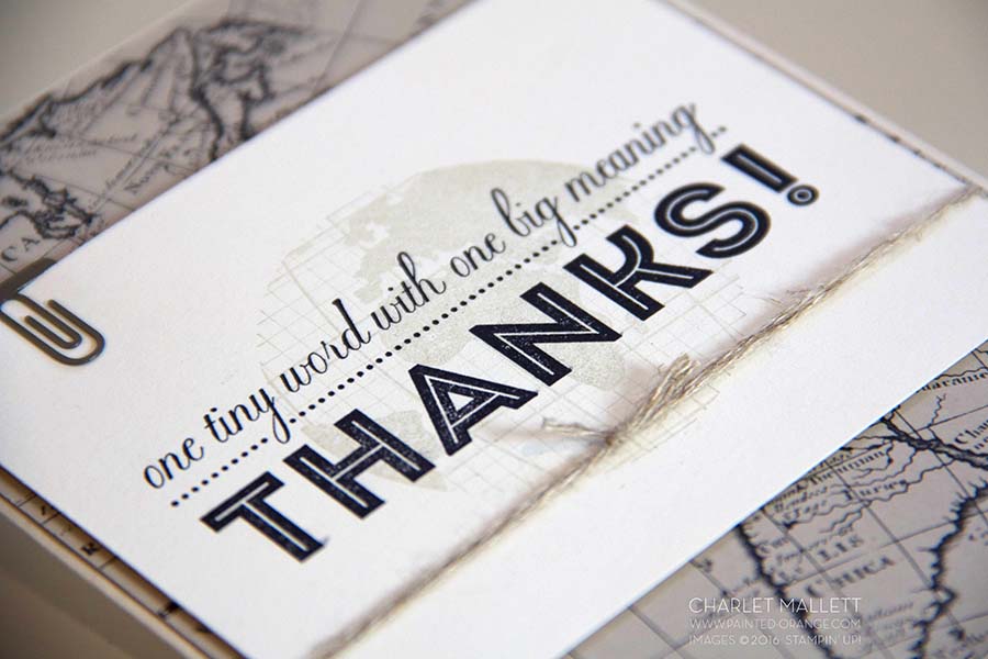 One Big Meaning, Going Global Thank You card #GDP027