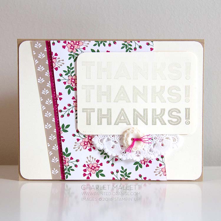One Big Meaning Thank You card