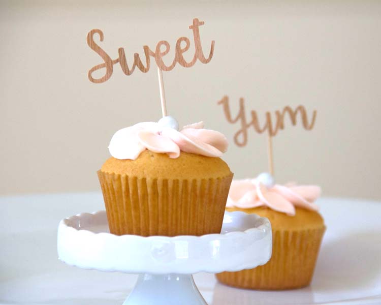Yummy Little Cupcake toppers
