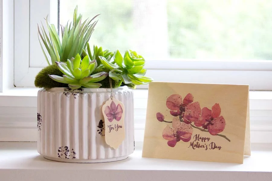 Mother's Day Card and Gift tag