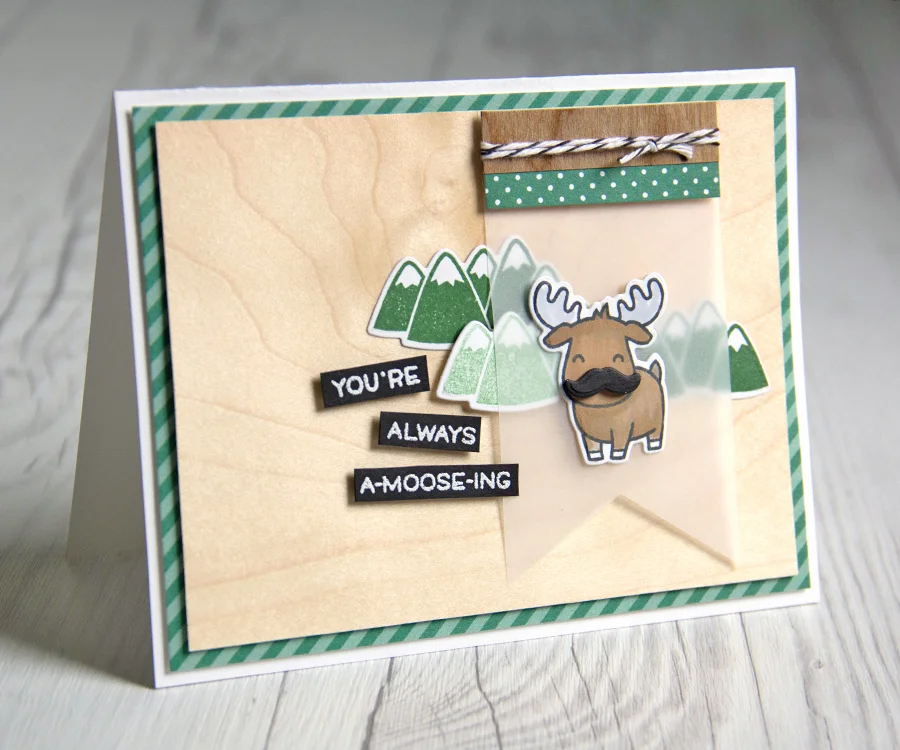 Lawn Fawn Dad + Me Card