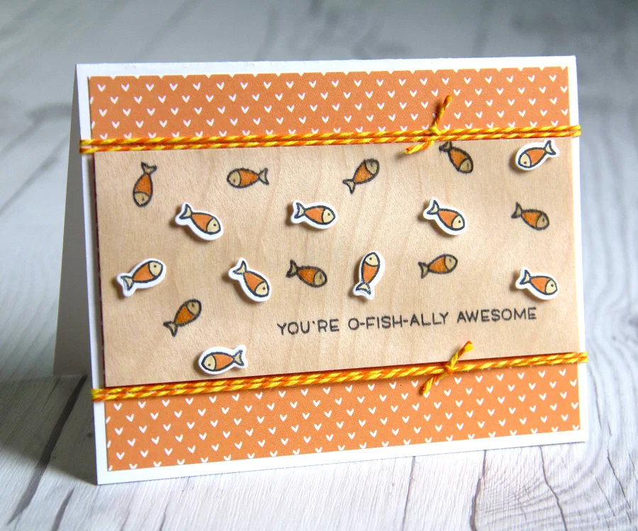 Lawn Fawn Fishy Card