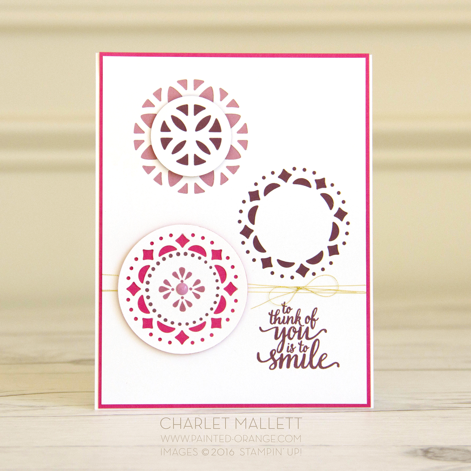 Eastern Palace card - Stampin' Up! Charlet Mallett
