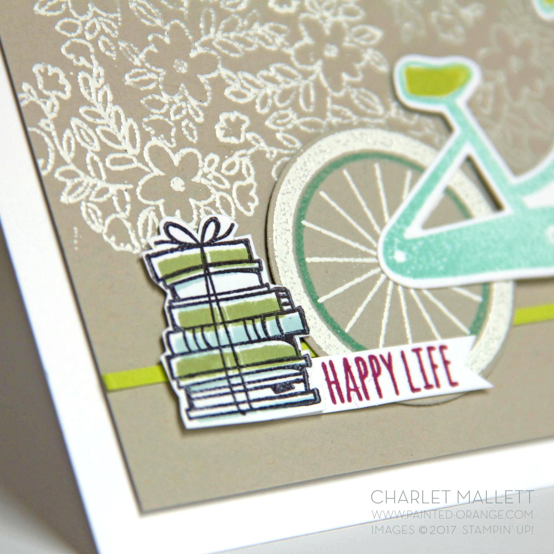 Bike Ride Happy Life - Charlet Mallett, Stampin' Up!