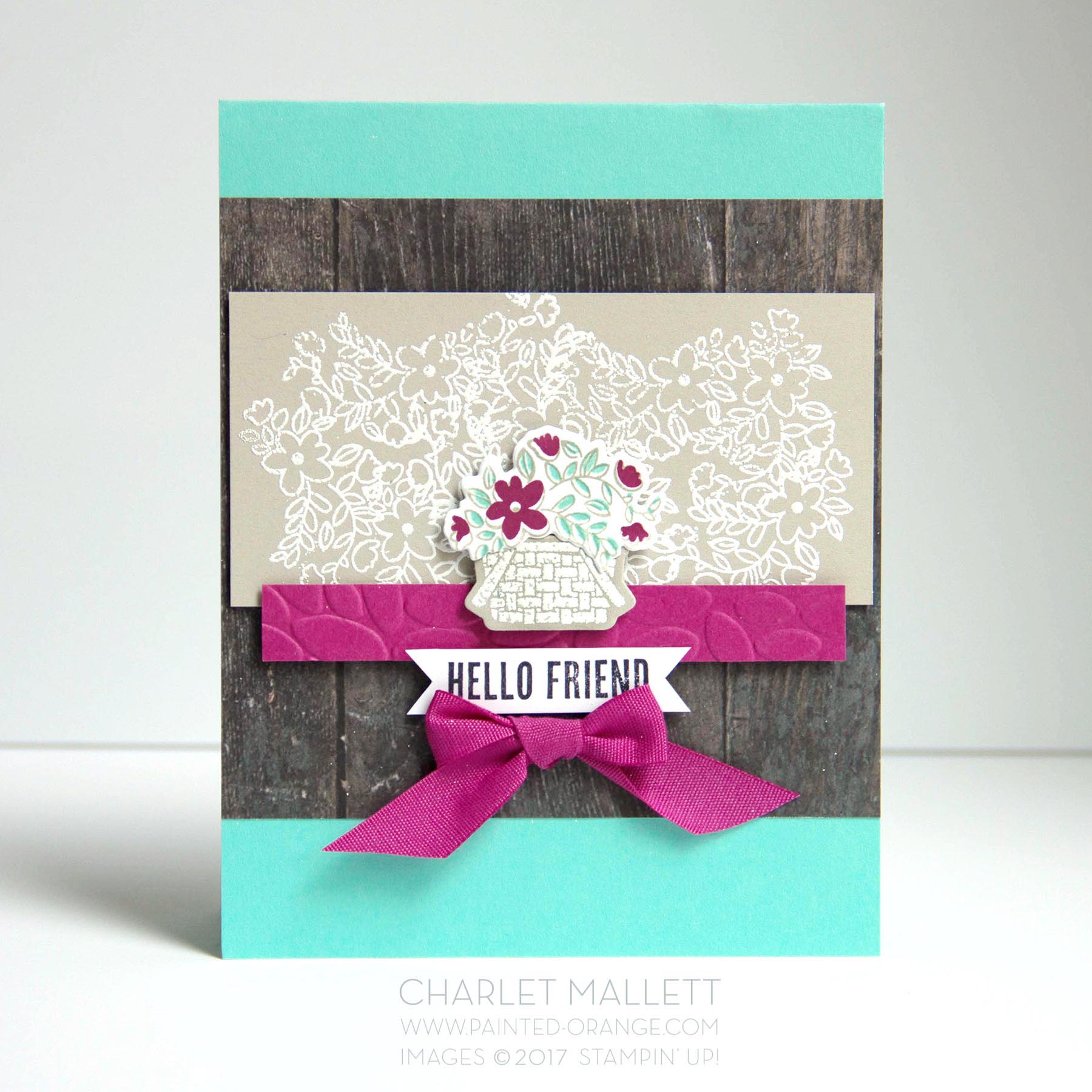 Bike Ride Hello Friend - Charlet Mallett, Stampin' Up!