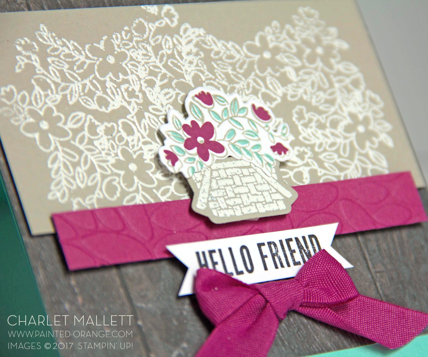 Bike Ride Hello Friend - Charlet Mallett, Stampin' Up!