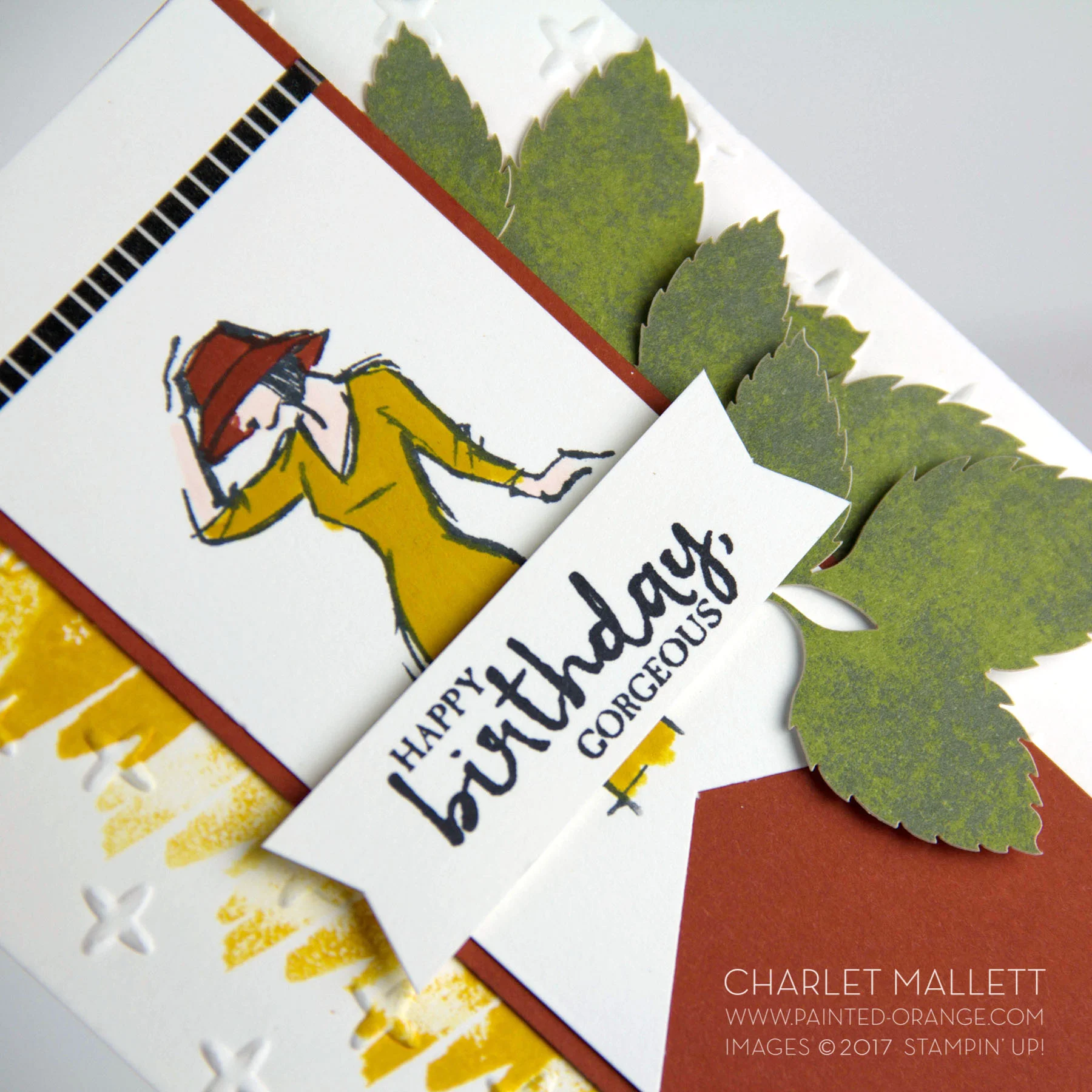 Beautiful You and Layered Leaves Sept 2017 Paper Pumpkin - Charlet Mallett, Stampin' Up!