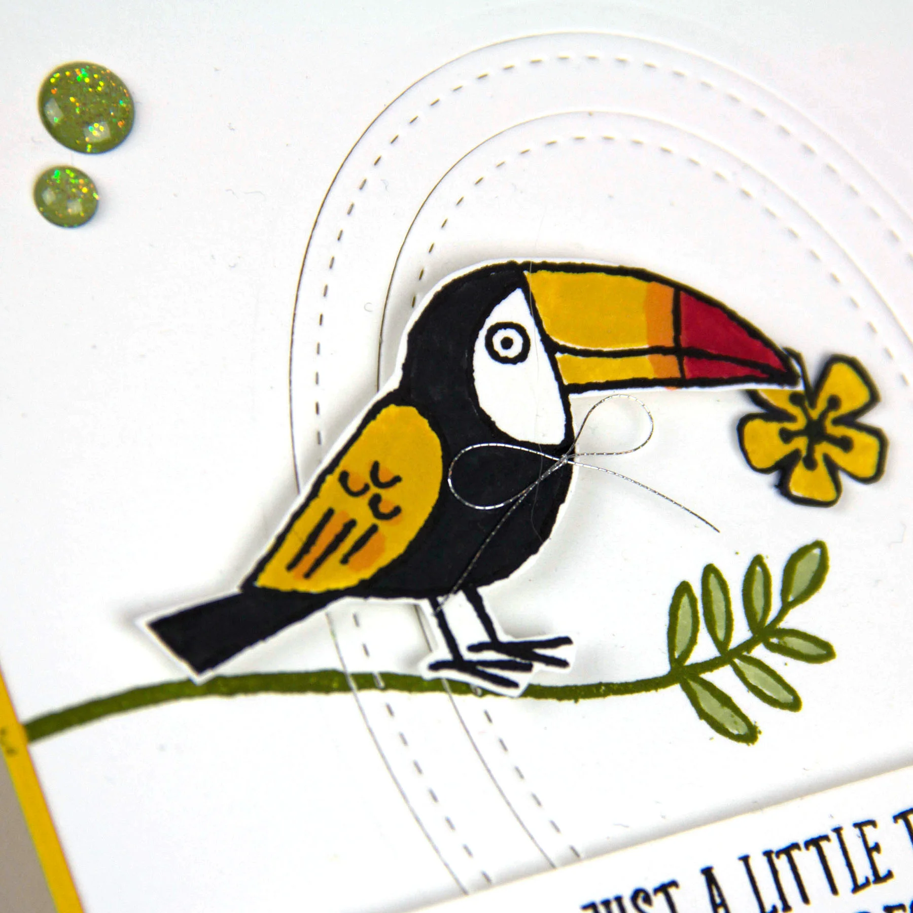 Bird Banter Toucan card- Charlet Mallett - Stampin' Up! Occasions 2018