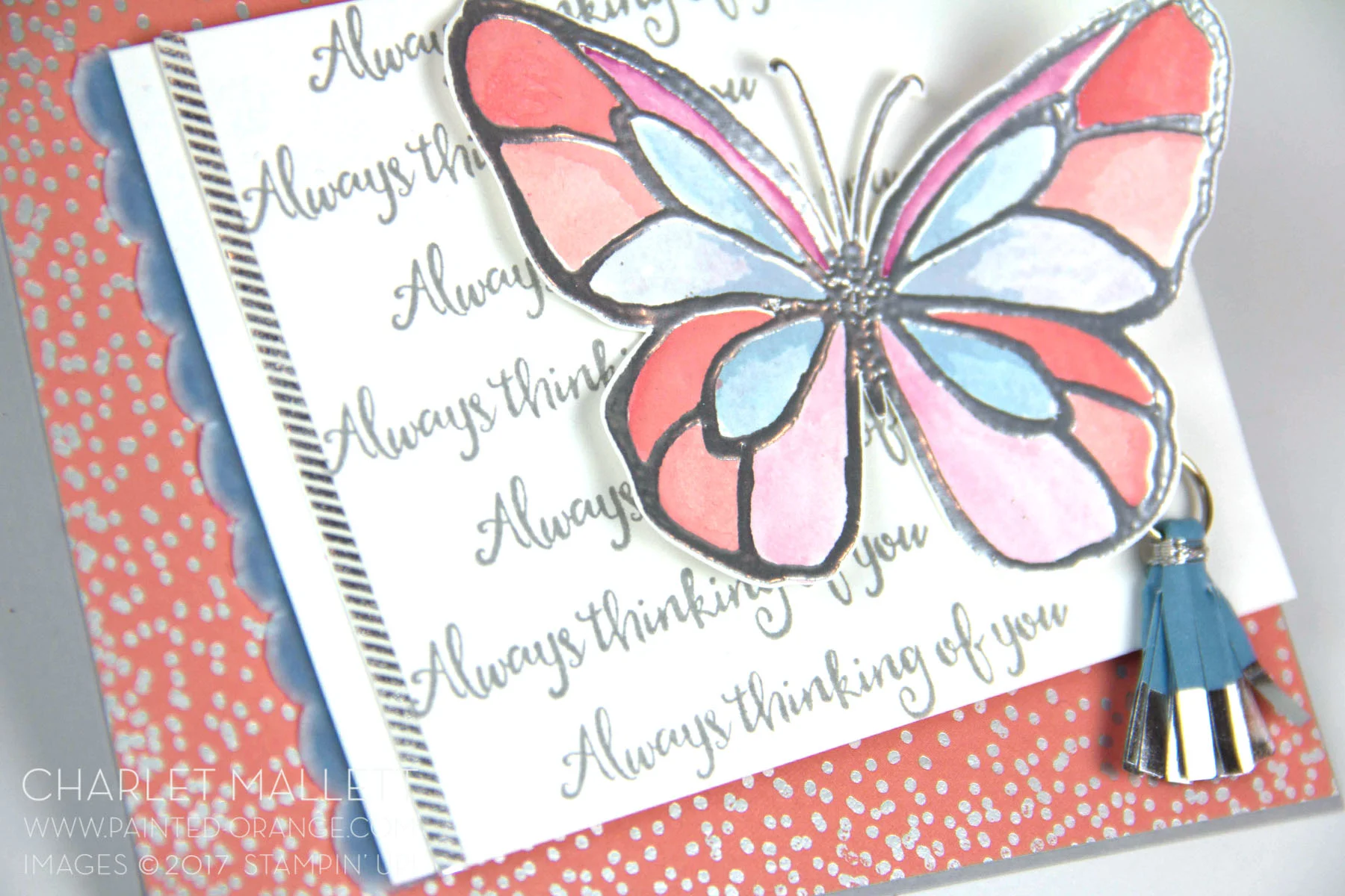 Beautiful Day thinking of you card - Charlet Mallett, Stampin' Up! Occasions 2018