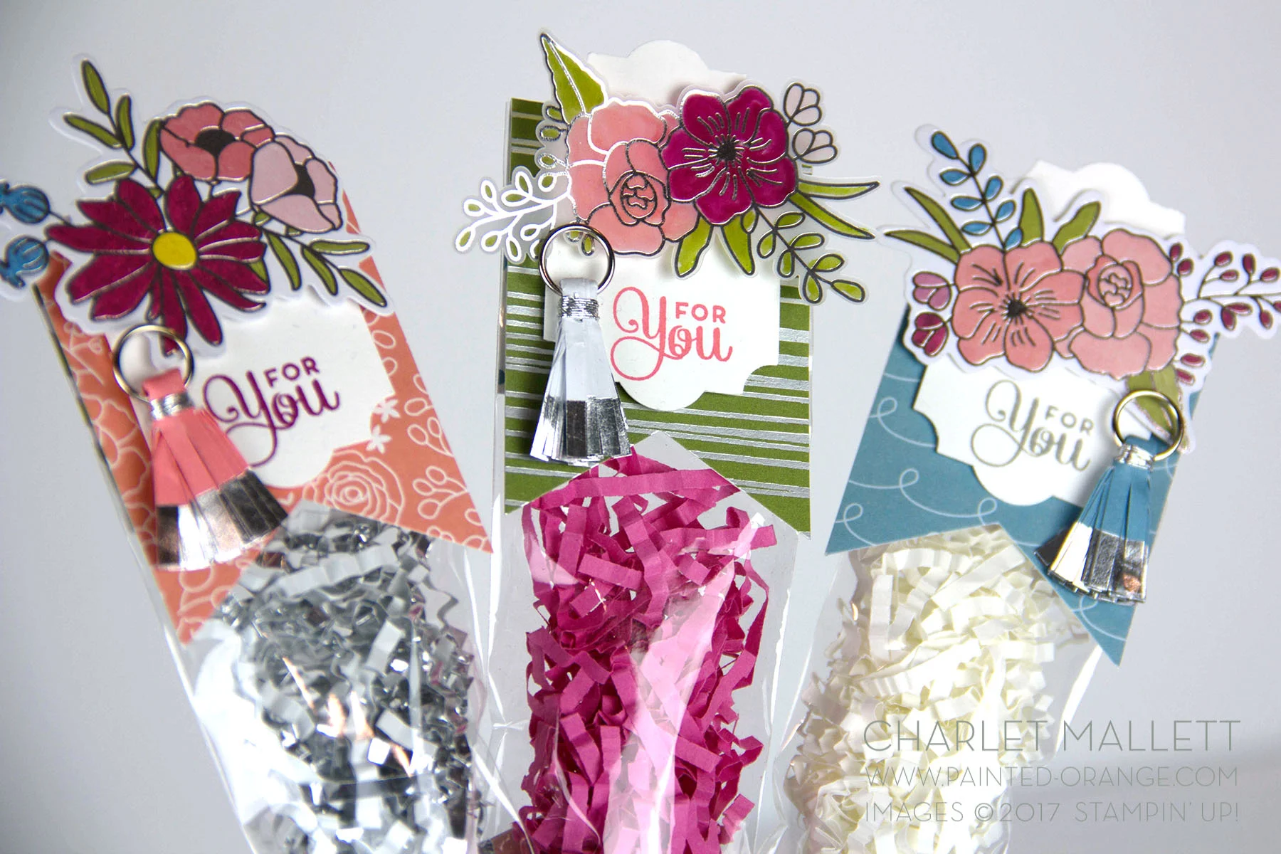 Gift bags using Cake Soirée collection products - Charlet Mallett, Stampin' Up! Occasions 2018