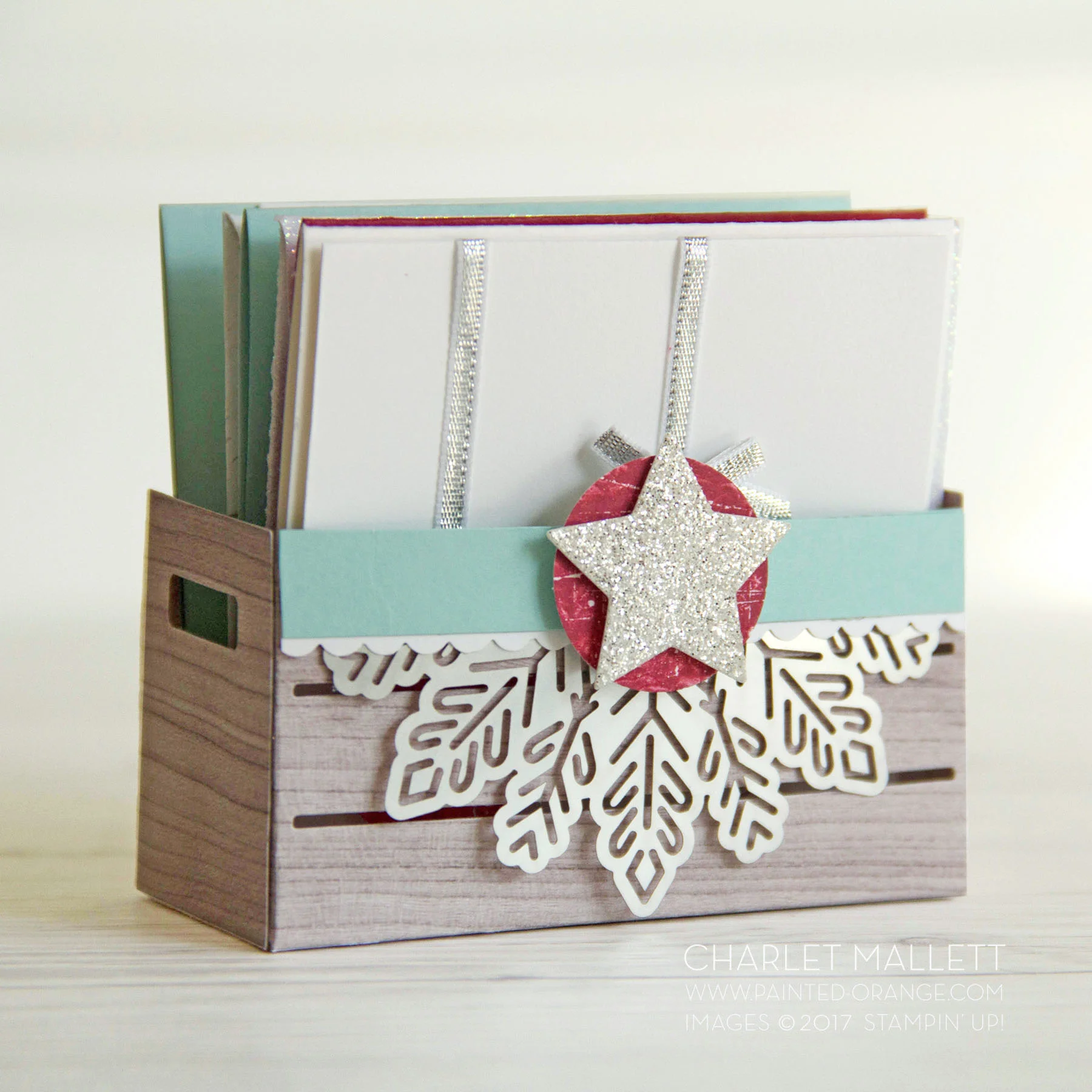 Wood Words Stamp Review Crew — Painted Orange