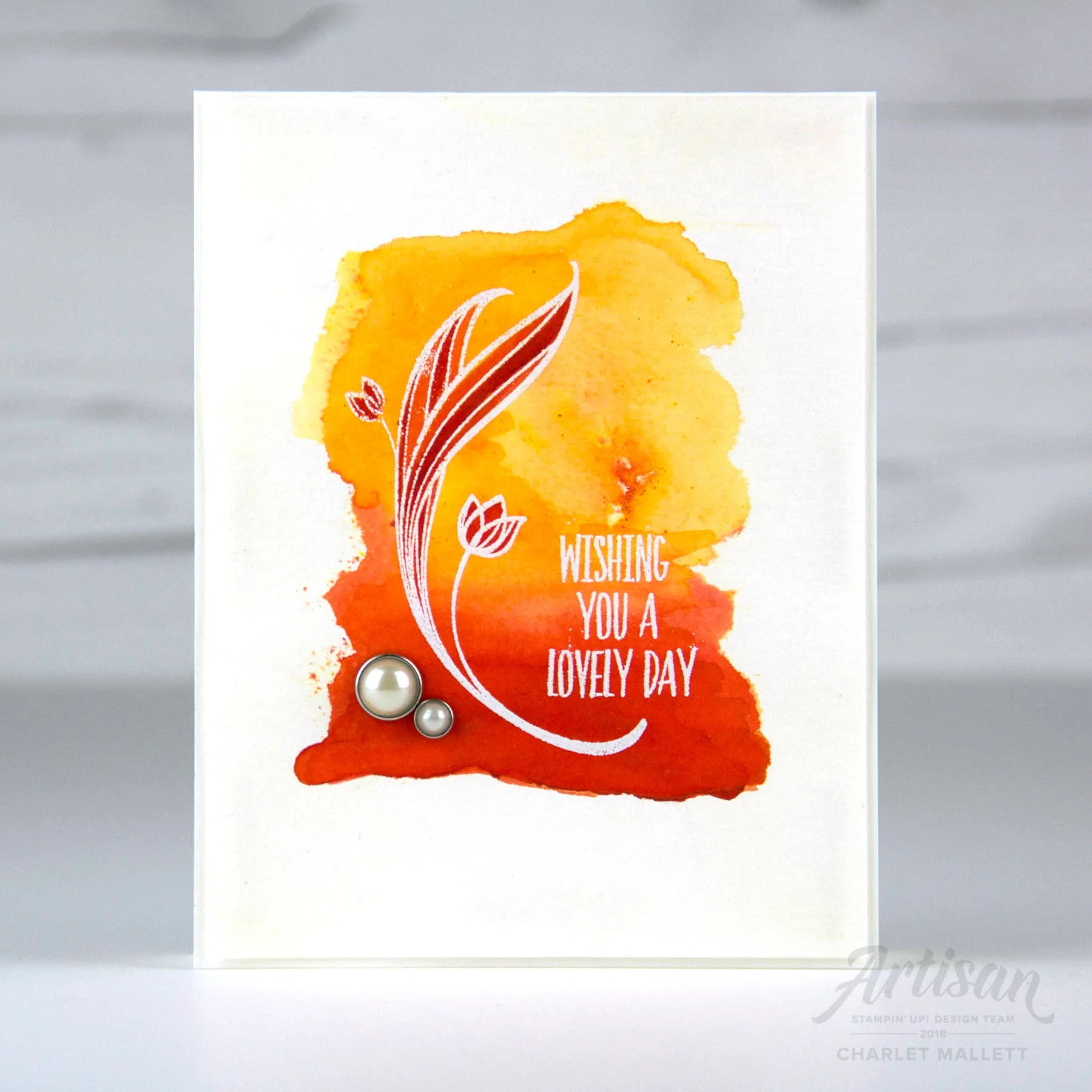 Lovely Wishes - What Will You Stamp — Painted Orange