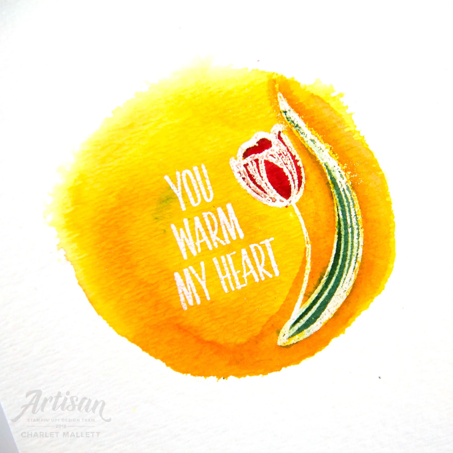 Lovely Wishes - What Will You Stamp — Painted Orange