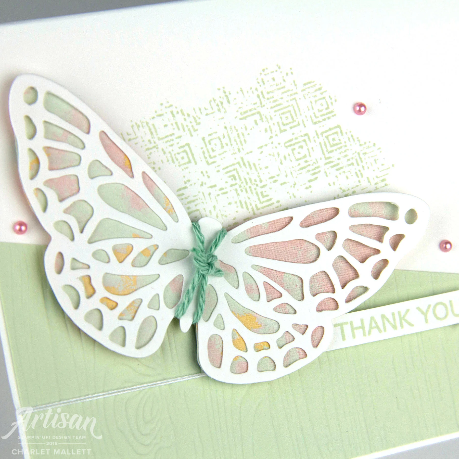 Gallery Grunge Stamp Set & Springtime Impressions Thinlets - Charlet Mallett, Stampin' Up!