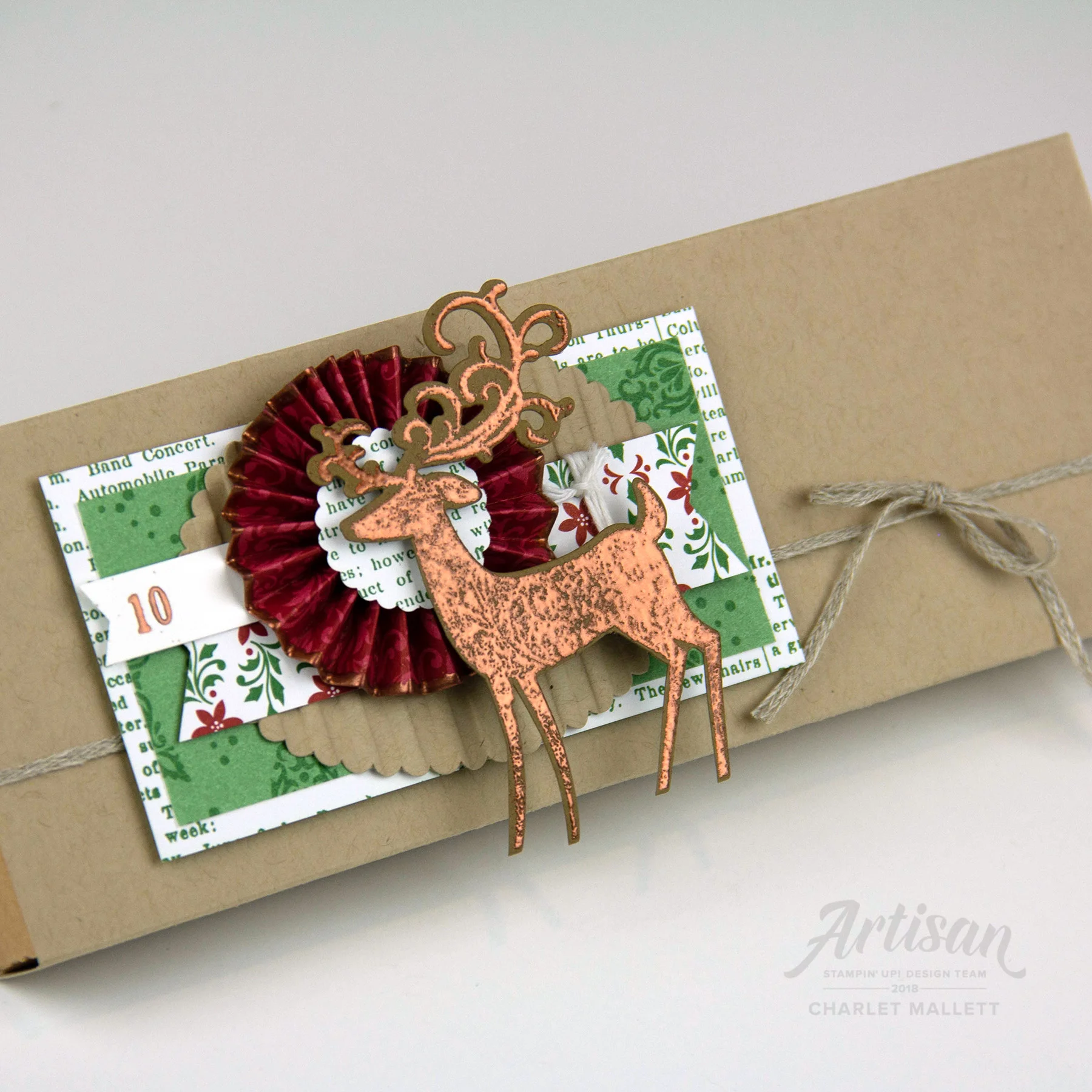 Dashing Deer & Dashing Along papers #10 - Charlet Mallett, Stampin' Up!