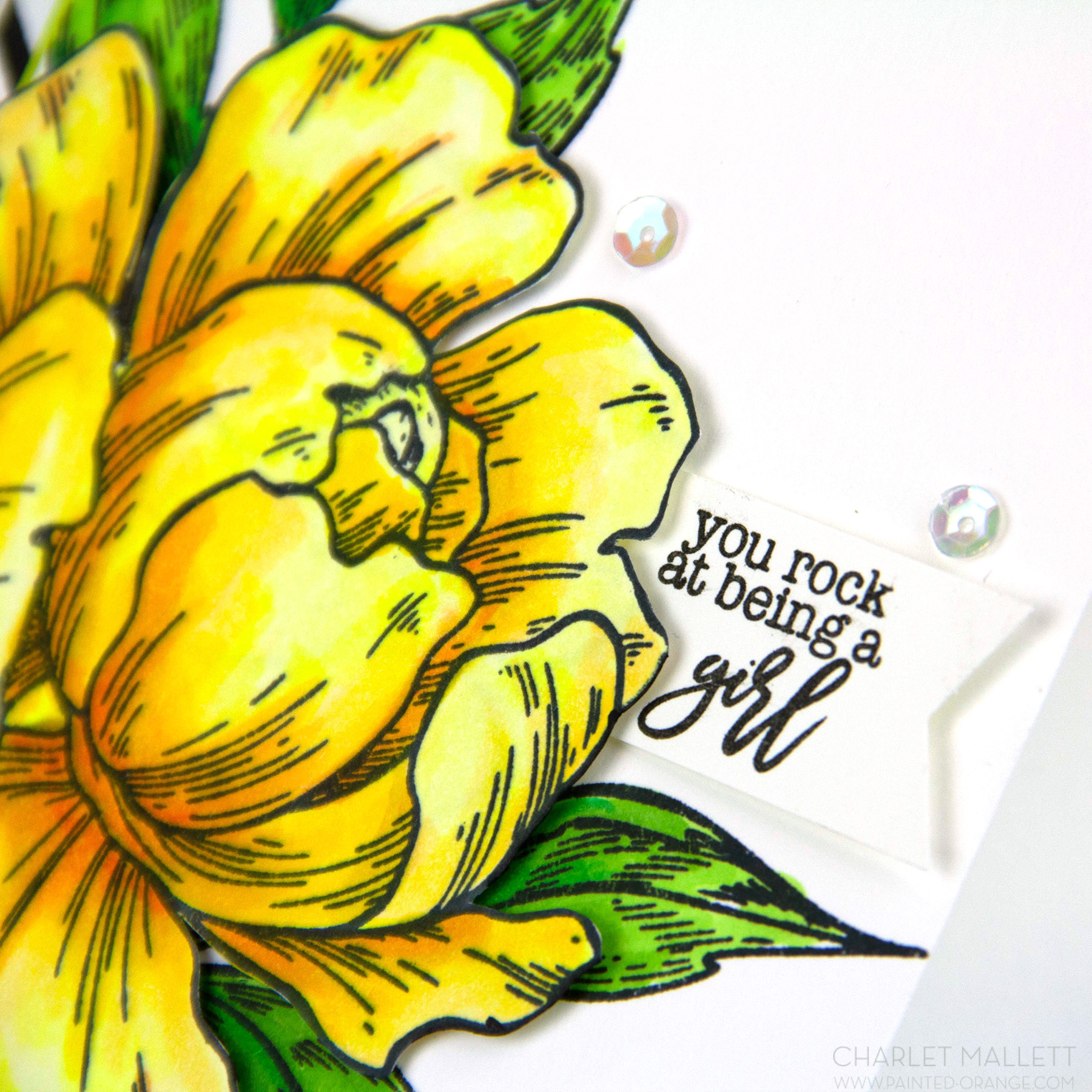 Floral Bouquet, #girlboss Louise, Charlet Mallett - cardmaker