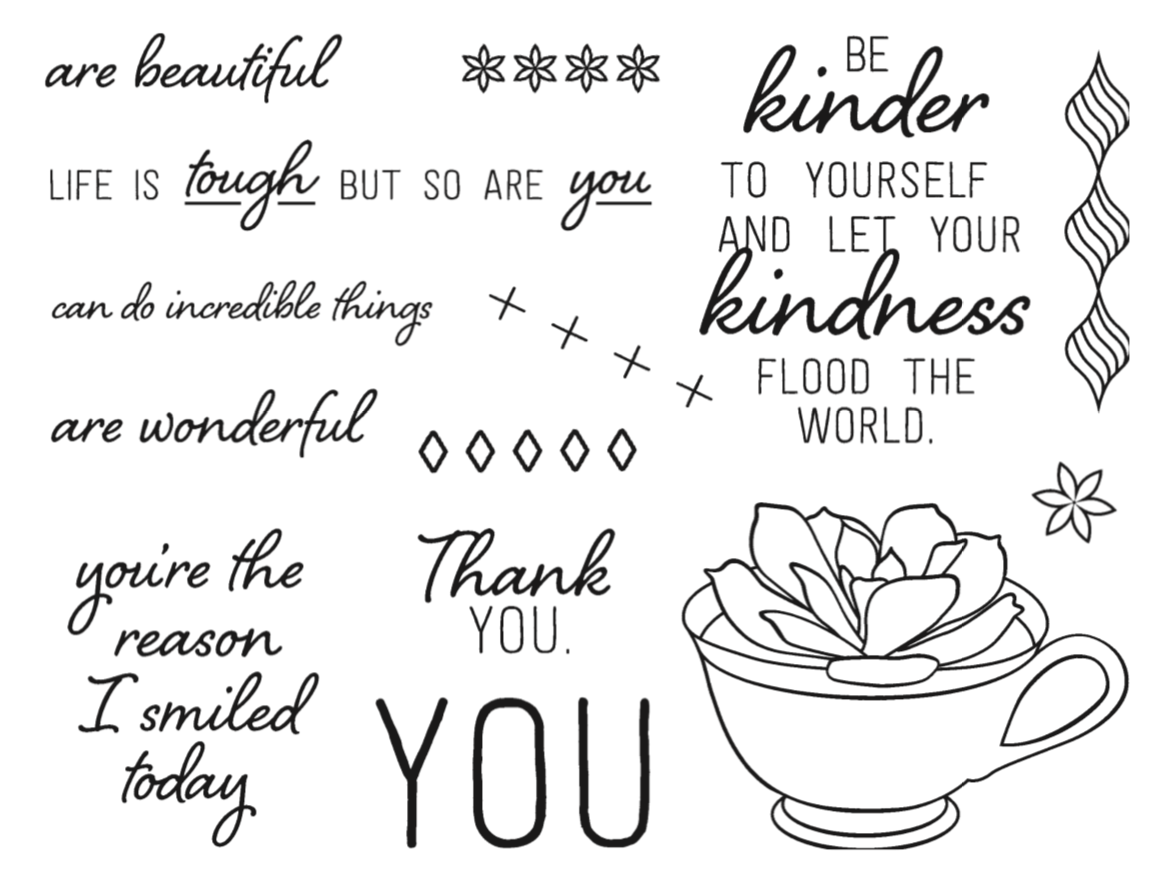 Grown with Kindness - February 2019 Paper Pumpkin Stamp set.