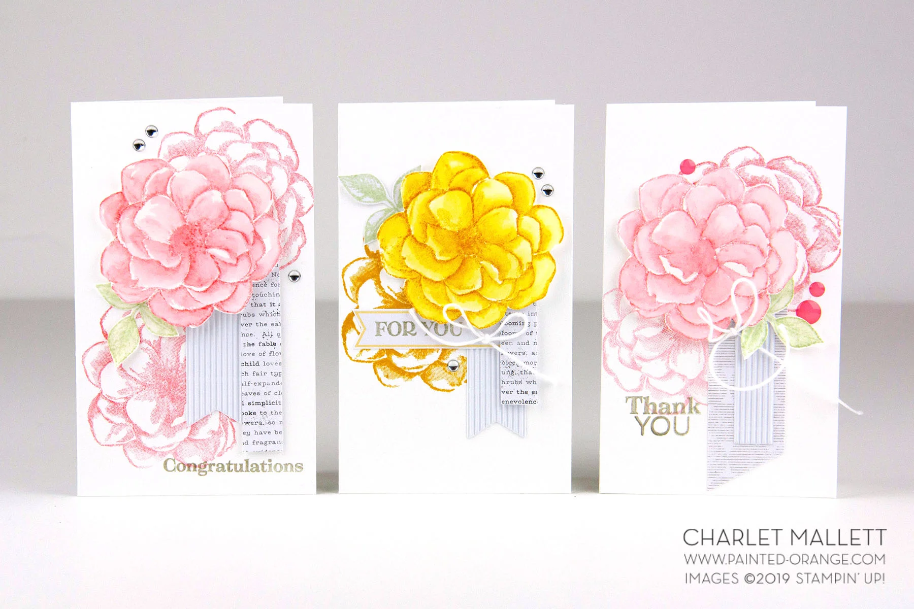 April 2019 Paper Pumpkin - Sentimental Rose - Charlet Mallett Stampin’ Up!