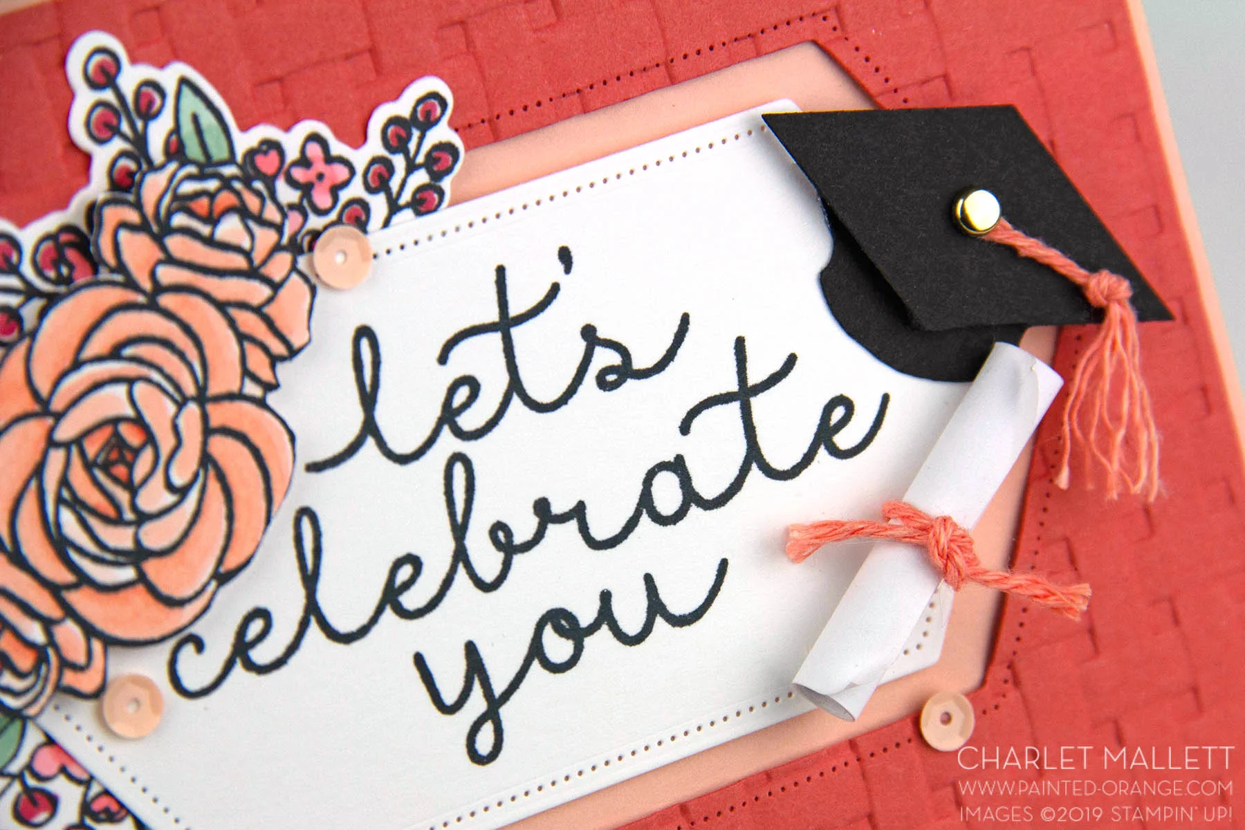 Bloom and Grow - Graduation card - Charlet Mallett, Stampin’ Up!