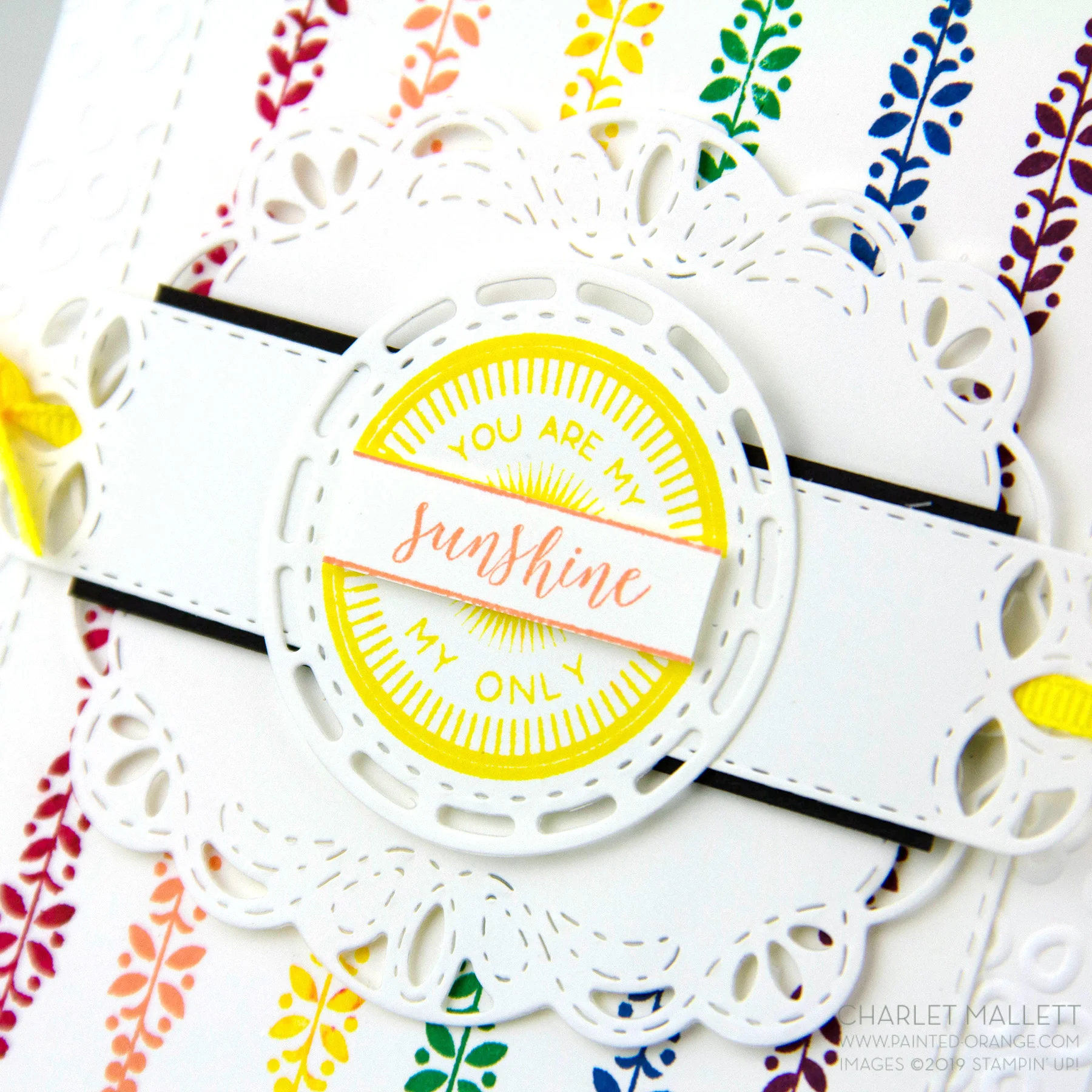 Stitched All Around - Charlet Mallett, Stampin’ Up!
